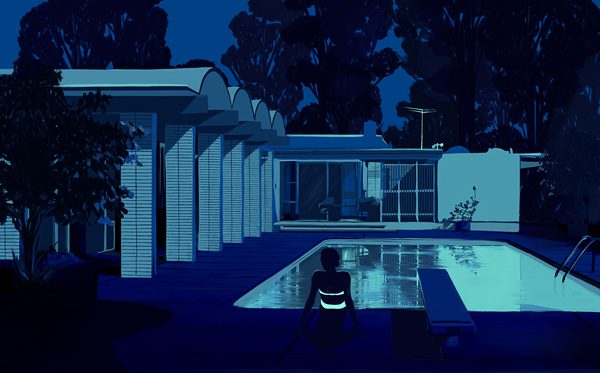 California Blues, illustration by Spiros Halaris