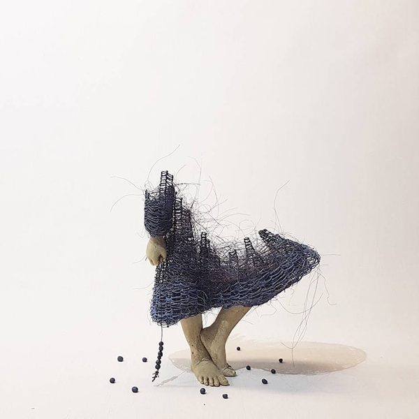"Incomplete" sculptures by Lene Kilda